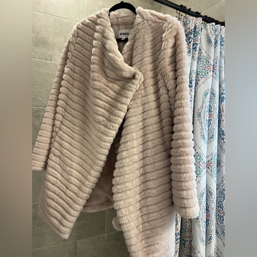 blush pink BB dakota coat